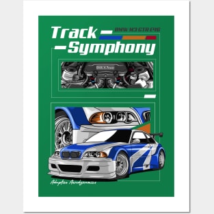 GTR E46 Track Symphony Posters and Art